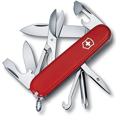 Afbeelding van Victorinox Taschenmesser Super Tinker (14 Funktionen, Drahtabisolierer, Dosenöffner, Phillips Schraubendreher) rot