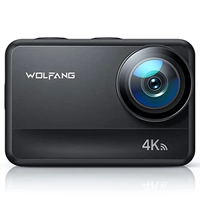 Afbeelding van WOLFANG GA400 Actie camera 4K 60FPS 8M barebones waterdicht 40M onderwater met touch screen WiFi webcam camcorder EIS shakeproof helm accessoires kit