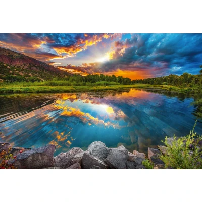 Afbeelding van Komar Vliesbehang Daybreak (4 stuks)
