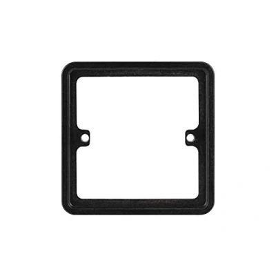 Afbeelding van Schneider Electric Lisse Schroefloze Deco, Enkele Socket Spacer, GGBLSPC1BS, Zwart