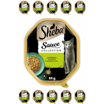 Afbeelding van Sheba Schale Sauce Collection in herzhafter 22x85g Kaninchen &amp; Gemüse