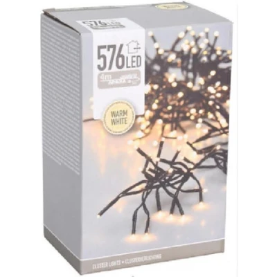 Afbeelding van Clusterverlichting 7 meter PerfectLED (576 LEDs, Binnen/Buiten, Warm wit)