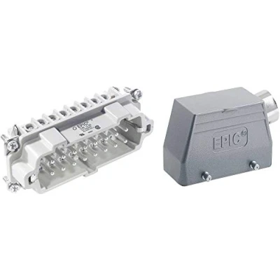 Afbeelding van Lapp EPIC KIT H BE 16 SS TS M25 grijze kabelverbinders kabelconnector (grijs, koper, zilver, IP65, A, UL 508 / 2237 IEC 61984, 1977)