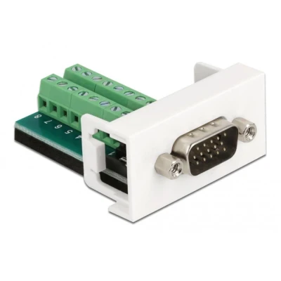 Afbeelding van Delock Easy 45 Module VGA stekker naar 16 pins aansluitblok 22,5 x