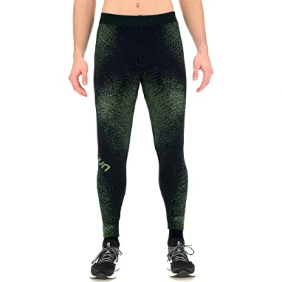 Afbeelding van Broek UYN Men Running Exceleration Long Black Yellow Fluo XXL