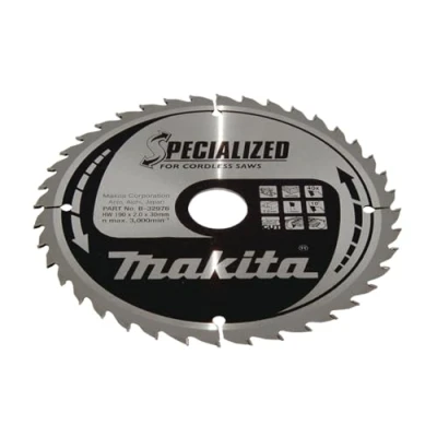 Afbeelding van Makita Specialized zaagblad, 190 x 30 mm, 40Z, B 32976