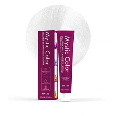 Afbeelding van Mystic Color Permanent Cream Coloring with Argan Oil and Calendula Long Lasting Hair Extreme Ash Blonde Dye 12.1 100ml