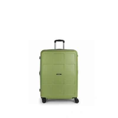 Afbeelding van Gabol Montreal 4 wielen Trolley L 76 cm met uitbreidingsplooi Harde bagage TSA slot verde