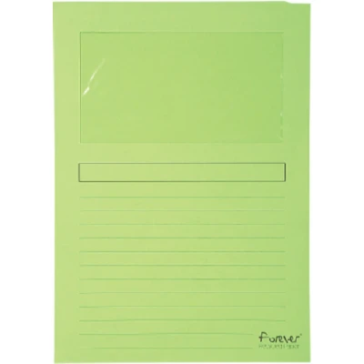 Afbeelding van Venstermap Exacompta Forever L map 120gr lichtgroen