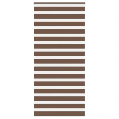 Afbeelding van Zebra rolgordijn 105x200 cm stofbreedte 100,9cm polyester bruin