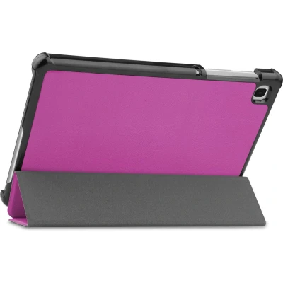Afbeelding van Case2go Tablet Hoes geschikt voor Samsung Galaxy Tab A7 Lite (2021) Tri Fold Book Case Paars