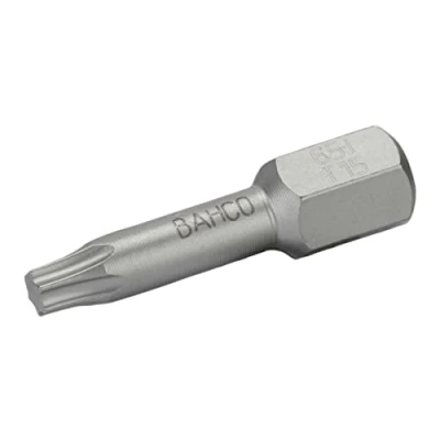 Afbeelding van Bahco 5xbits t15 25mm 1/4&quot; rvs 65I/T15