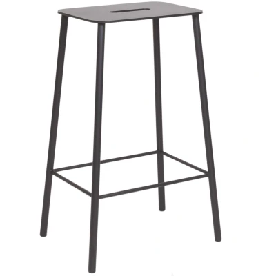 Afbeelding van Frama Adam Mono barkruk buiten H65 zwart