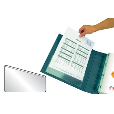 Afbeelding van Insteektas Tarifold U map 217x130mm zelfklevend PP transparant
