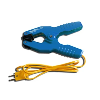 Afbeelding van PeakTech Praktische temperatuursensor type K als klemtang/klem voor buizen, 1 stuk, TF 25