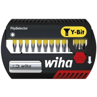 Afbeelding van Wiha Bitset FlipSelector Y bit 25 mm TORX® 14 delig 1/4&quot; C6,3 41828