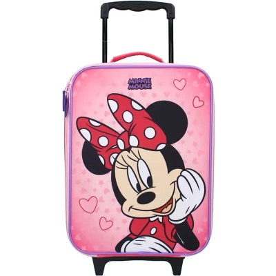 Afbeelding van Minnie Mouse I Was Made For This Trolley Koffer Roze