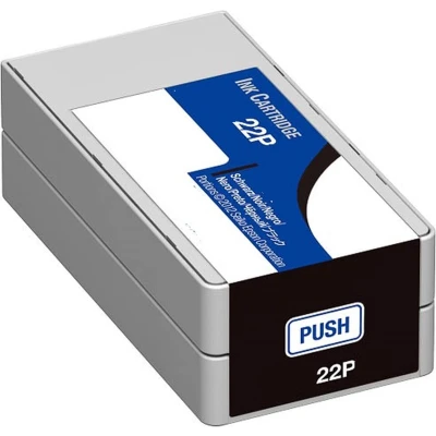 Afbeelding van ABC huismerk inkt cartridge geschikt voor Epson SJIC22P(K) zwart Label Printer TM C3500 C3510 C3520 C3600 Colorworks