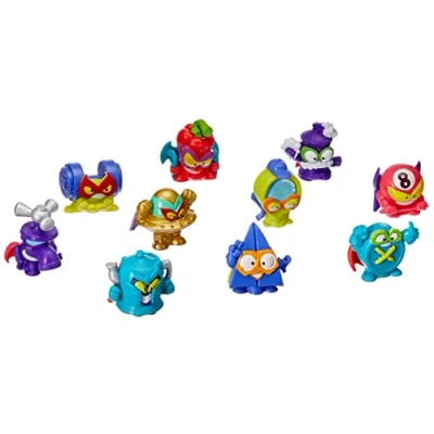 Afbeelding van SuperThings Serie 5 Blisterverpakking met 10 figuren (PSZ5B016IN00), 9 en 1 Super Rare gouden figuur