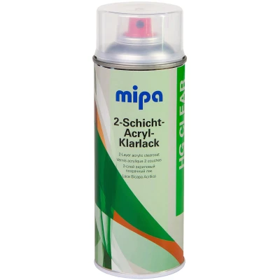 Afbeelding van Mipa 2 coat acrylic clear pain 400ml spray can