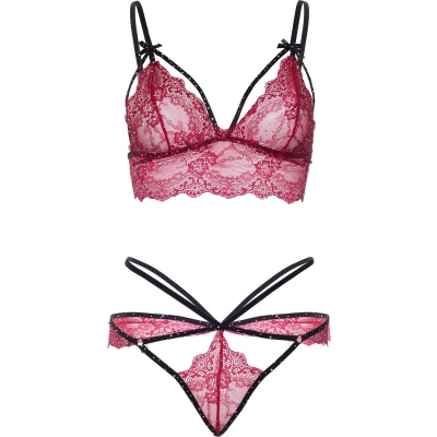 Afbeelding van Strappy bralette and g string