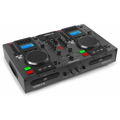 Afbeelding van Vonyx CDJ450 Dubbele CD/USB mp3 speler en mixer met Bluetooth