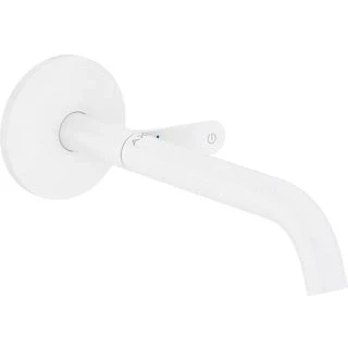 Afbeelding van Axor wastafelkraan inbouw voor wandmontage select voorsprong 220 mm mat wit 48112700