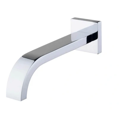Afbeelding van Wiesbaden inbouw uitloop vierkant 25cm 1/2&#039;&#039; chroom
