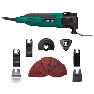 Afbeelding van VONROC Oscillerende multitool 300W Incl. 60 accessoires en opbergtas