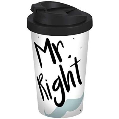 Afbeelding van infinite by GEDA LABELS (INFKH) 13118 Coffee to go beker, kunststof