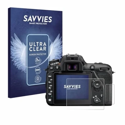 Afbeelding van Savvies Screenprotector voor Nikon D7500 Folie Beschermfolie transparant (18 Stuks)