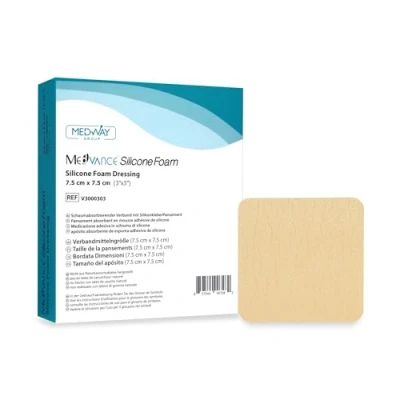 Afbeelding van MedVance TM Silicone Adhesive Foam Absorbent Dressing, 7.5 cm x cm, Box of 5 dressings