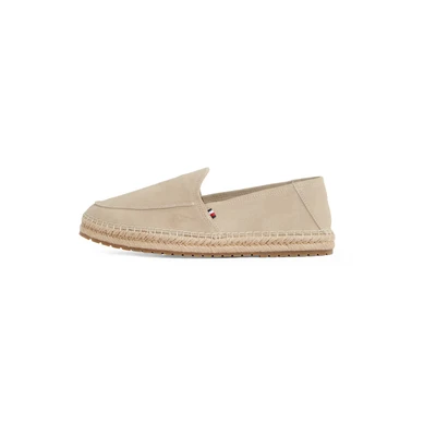 Afbeelding van Tommy Hilfiger Espadrilles, Heren, Maat: 45, Beige Veloursleer