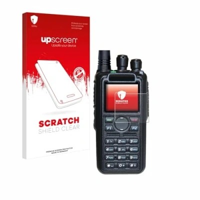 Afbeelding van upscreen Screenprotector voor AnyTone AT D878UV II Plus Folie Beschermfolie transparant