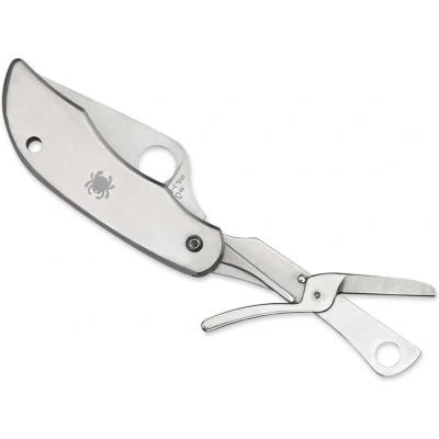 Afbeelding van Spyderco zakmes Clipitool w/scissors SS PE met schaar RVS