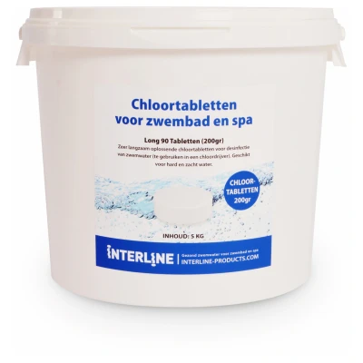 Afbeelding van Interline Long 90 Chloortabletten 200 gram 5kg