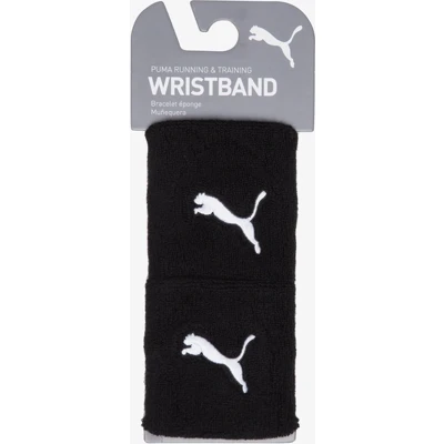 Afbeelding van Puma wristbands set van 2 pols zweetbandjes Zwart