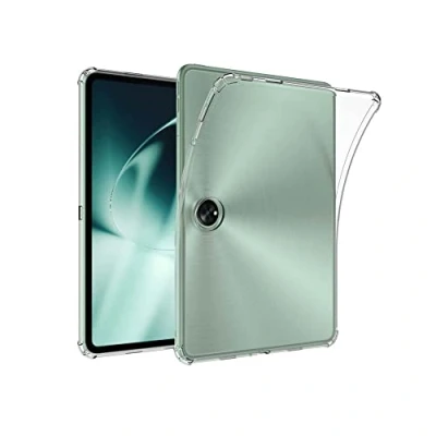 Afbeelding van QINOUK Hoesje voor OnePlus Pad, [Airbag Bescherming] Ultradunne Schokbestendige Beschermhoes, Zacht TPU Clear Case, Pad