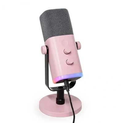 Afbeelding van FIFINE USB XLR Streaming microfoon, voor podcasts, studio, USB, dynamische gaming, pc, met mute knop, PS4/5, Mac, mixer, geluidskaarten