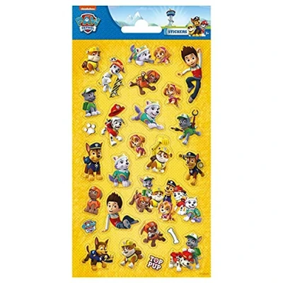 Afbeelding van Paw Patrol Twinkle Stickervel geel per stuk