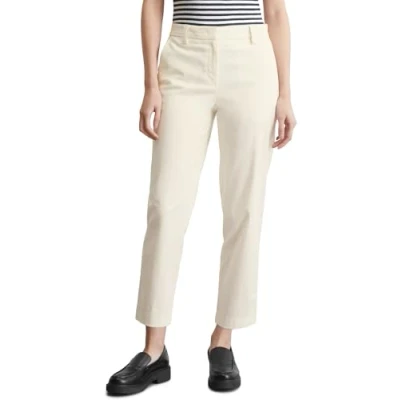 Afbeelding van Marc O&#039;Polo Modern Style Tapered LEG HIGH RISE WELT Pocket Chino, Dames, Maat: 32, Chalky sand