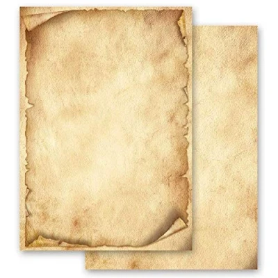 Afbeelding van 20 vellen motiefpapier antiek &amp; geschiedenis oud DIN A4 Paper Media