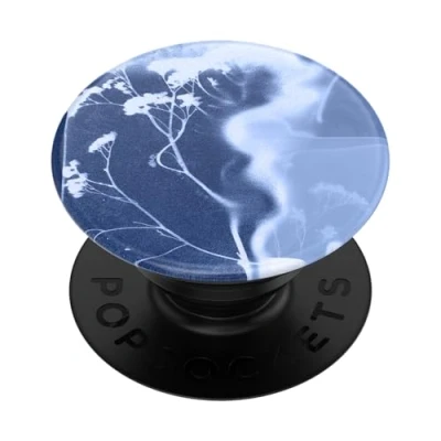 Afbeelding van PopSockets: PopGrip Uitbreidbare standaard en grip met verwisselbare bovenkant voor smartphones tablets Indigo Blooms
