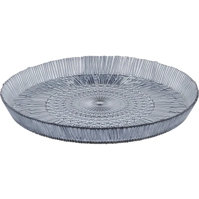 Afbeelding van Serveerschaal Bitz Kusintha Round Blue 30 cm (6 delig)
