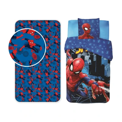 Afbeelding van Spiderman Dekbedovertrek + Hoeslaken