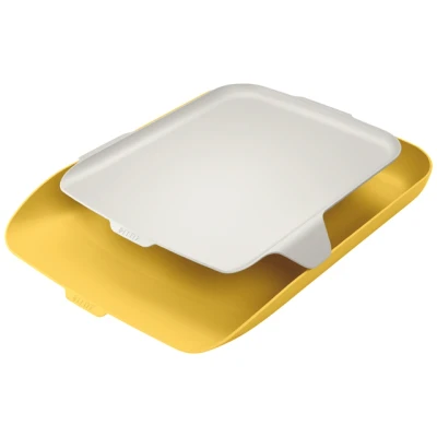 Afbeelding van Brievenbak Leitz Cosy met desk organiser geel