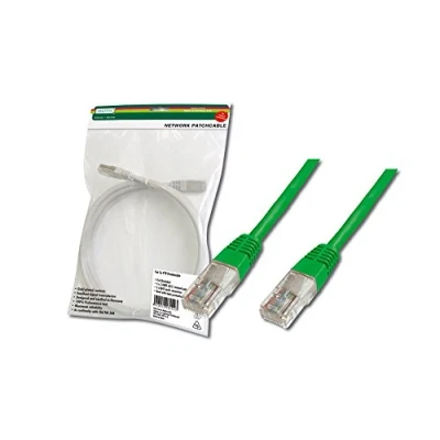 Afbeelding van Digitus DK 1512 020/G RJ45 Netwerkkabel, patchkabel CAT 5e U/UTP 2.00 m Groen Verdraaide paren 1 stuk(s)