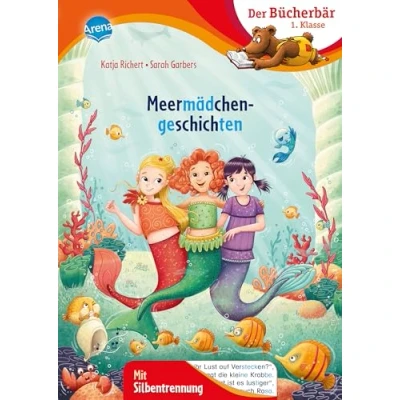 Afbeelding van Meermädchengeschichten: Der Bücherbär: Erstlesebuch; fantastische Unterwasserabenteuer für die 1. Klasse, mit Silbentrennung zum leichteren Lesenlernen: 0
