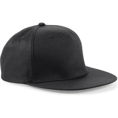 Afbeelding van Snapback Rapper Cap Beechfield Black