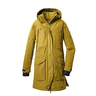 Afbeelding van killtec meisjes Outdoorjas/functionele parka met afritsbare capuchon KOW 186 GRLS CT, burned yellow, 128, 37981 000